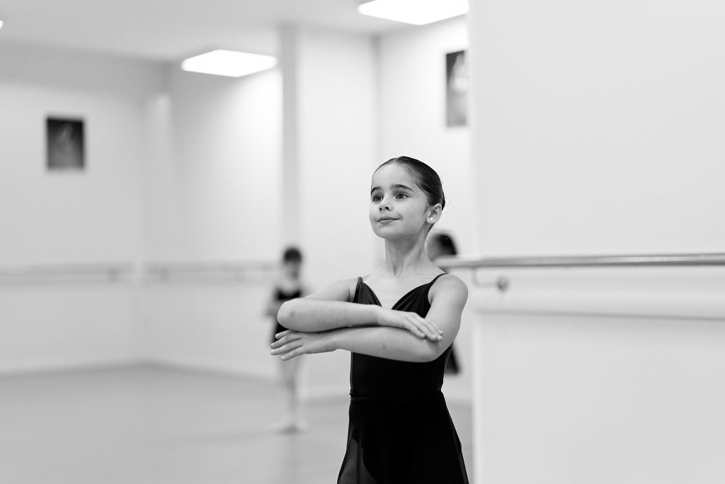 ALUMNA BALLET DE GALICIA EN CLASE DE BALLET